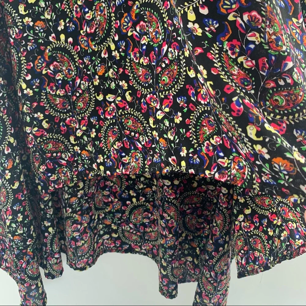 Westbound Multicolor Floral Paisley Print Kimono Top Size 2X - Picture 3 of 6